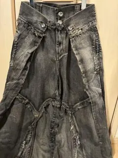 14th addiction クロップドハーフパンツ デニム - メルカリ