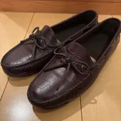 COLE HAANドライビングシューズ　ダークブラウン クロコダイルのサムネイル