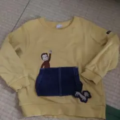 おさるのジョージ トレーナー 110cm