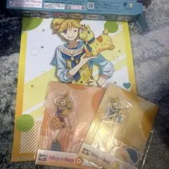 初音ミク×RODY タイトーくじ 鏡音レン 鏡音リン　クリアスタンド ポスター