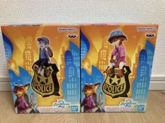 ズートピア モニタートップフィギュア ニック ジュディ フィギュア 2個セット