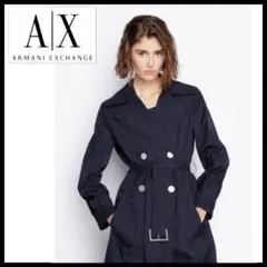【訳あり極美品】A|X アルマーニエクスチェンジ シアートレンチコート 袖ゴムのサムネイル