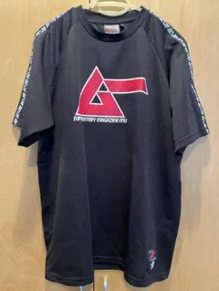 しまむら 月刊ムー コラボ ロゴTシャツ ブラック LL