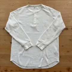 UNIQLO ワッフルヘンリーネックTのサムネイル