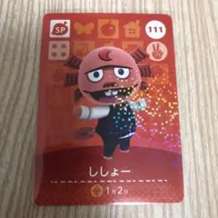 【匿名配送】あつ森 amiiboカード SP ししょー 412