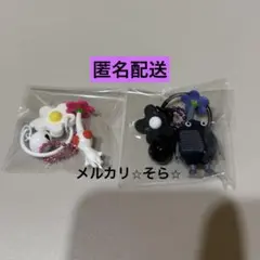 ピクミン　マスコットフルーツグミ　お花のキーホルダー（岩・白）