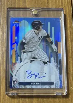 ベン・ライス【RC直書きオート/99】topps finest 2025 MLB