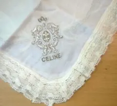 繊細なエンブレム刺繍CELINEハンカチのサムネイル