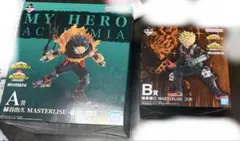 ヒロアカ一番くじ フィギュア 2体セット 緑谷出久、爆豪勝己