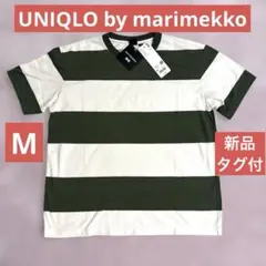 [新品タグ付]UNIQLO by marimekko 半袖TシャツM 綿100%