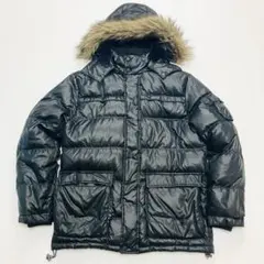 【希少サイズ　3WAY】　ユニクロ　ダウンジャケット　Y2K 平成　お兄系　光沢