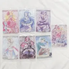 プリキュアウエハース12 キミとアイドルプリキュア 7枚 キュアズキューン 集合