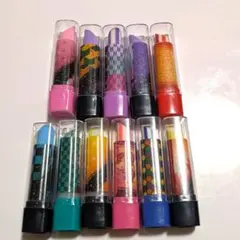 鬼滅の刃風　和柄消しゴム11個セット　リップ型