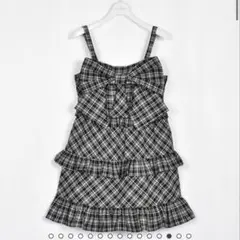 ビッグリボンティアードキャミワンピース　エブリン