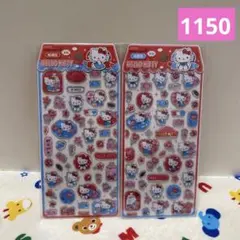 海外公式ハローキティぷっくりシール2枚セットC