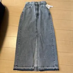MURUA デニム ロングスカート スリット入りのサムネイル