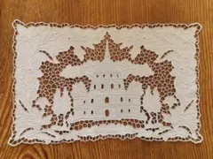 アンティークレース 刺繍クロス アンヴァリッド フランス傷兵院 美術博物館所蔵級