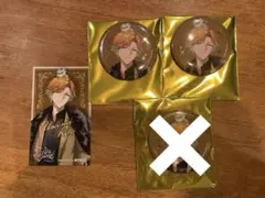 にじさんじ 宇佐美リト HUB トレーディング箔押し缶バッジ 2個セット カード