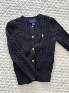 【週末値下げ中】【美品】ラルフローレンケーブルニットカーディガン 4y