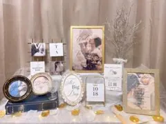冬婚　受付サイン付き　ウェルカムスペース　結婚式　セット　まとめ売り