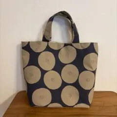 トートバッグ ハンドメイド あんぱん柄 帆布のサムネイル
