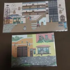 三鷹の森 지브리 美術館 ポストカード 飛び出す絵本 2種セット