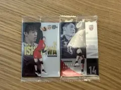 日本代表男子バレー ツインウエハース 石川祐希 カード コラボイラスト2枚セット