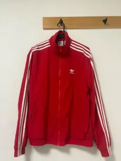 adidas レッド トラックジャケット
