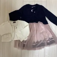 ワンピース　ドレス　羽織り　入学式　入園式　フォーマル　発表会　110 120