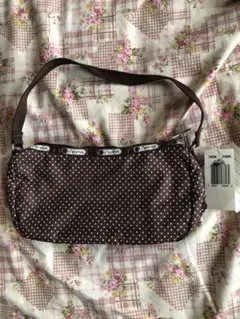新品　タグ付　レスポートサック ルル　ショルダーバッグ　ドット　シンプル