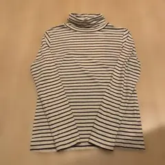 サマンサモスモス タートルネック　カットソー　ボーダー