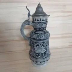 ドイツ製 蓋付きビアジョッキ