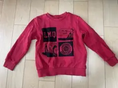 カーズプリント レッド トレーナー 120cm