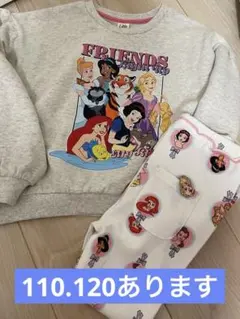 ベビー　キッズ　しまむら　リトシー　プリンセス　トレーナー　レギンス
