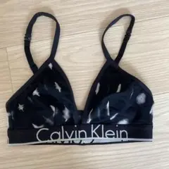 Calvin Klein タイダイ柄 スポーツブラ　ブラック　S