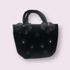 ベロア ハンドバッグ