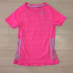 adidas running 半袖Tシャツ ピンク