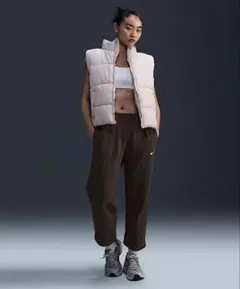 ナイキ　NIKE　レディース　スウェットパンツ　M　ブラウン
