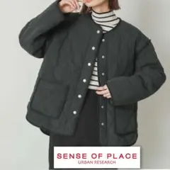 センスオブプレイス バイ アーバンリサーチ キルティングショートコート