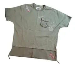 drug store's ミリタリー　ゆったり　tシャツ　サイズF 未使用