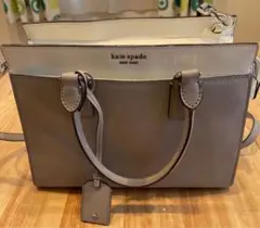 kate spade グレー トートバッグ 中型