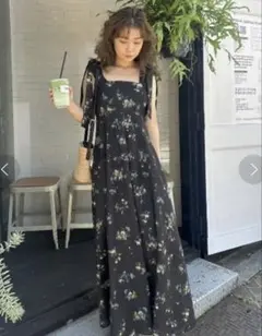 FRAY I.D ワイドストラップステッチワンピース
