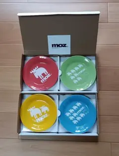 【新品未使用】moz（モズ）カラフルミニプレート2枚組2セットのサムネイル