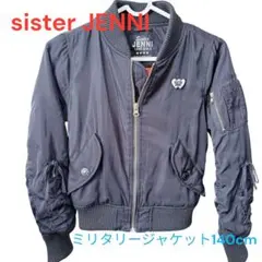 sister JENNI ミリタリージャケット　ブラック 140cm