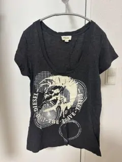DIESEL 半袖 Tシャツ グレー Sサイズのサムネイル
