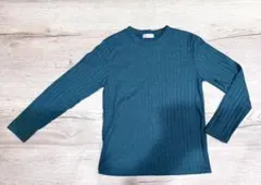 IF YOU リブ長袖Tシャツ ダークグリーン