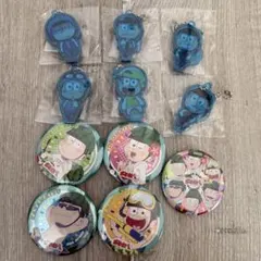 おそ松さん　アクリルキーホルダー　アクリルスタンド　セット売り　缶バッジ