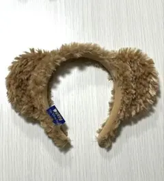 ダッフィー耳付きベージュカチューシャ