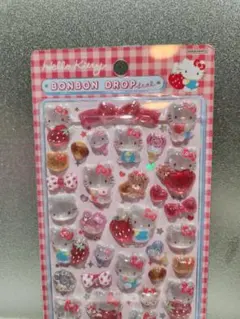 【正規品】ボンボンドロップシール　サンリオ第二弾　赤キティ