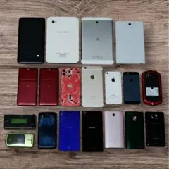 ジャンクスマホ・タブレット・ガラケー ジャンクまとめ 19台